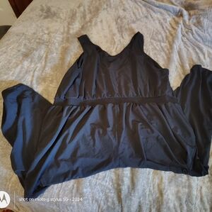 Old Navy Black Sleeveless Jumpsuit